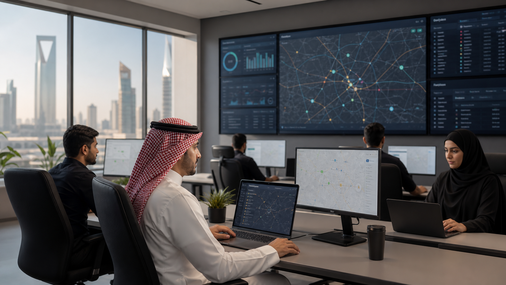 Food delivery operations dispatch team